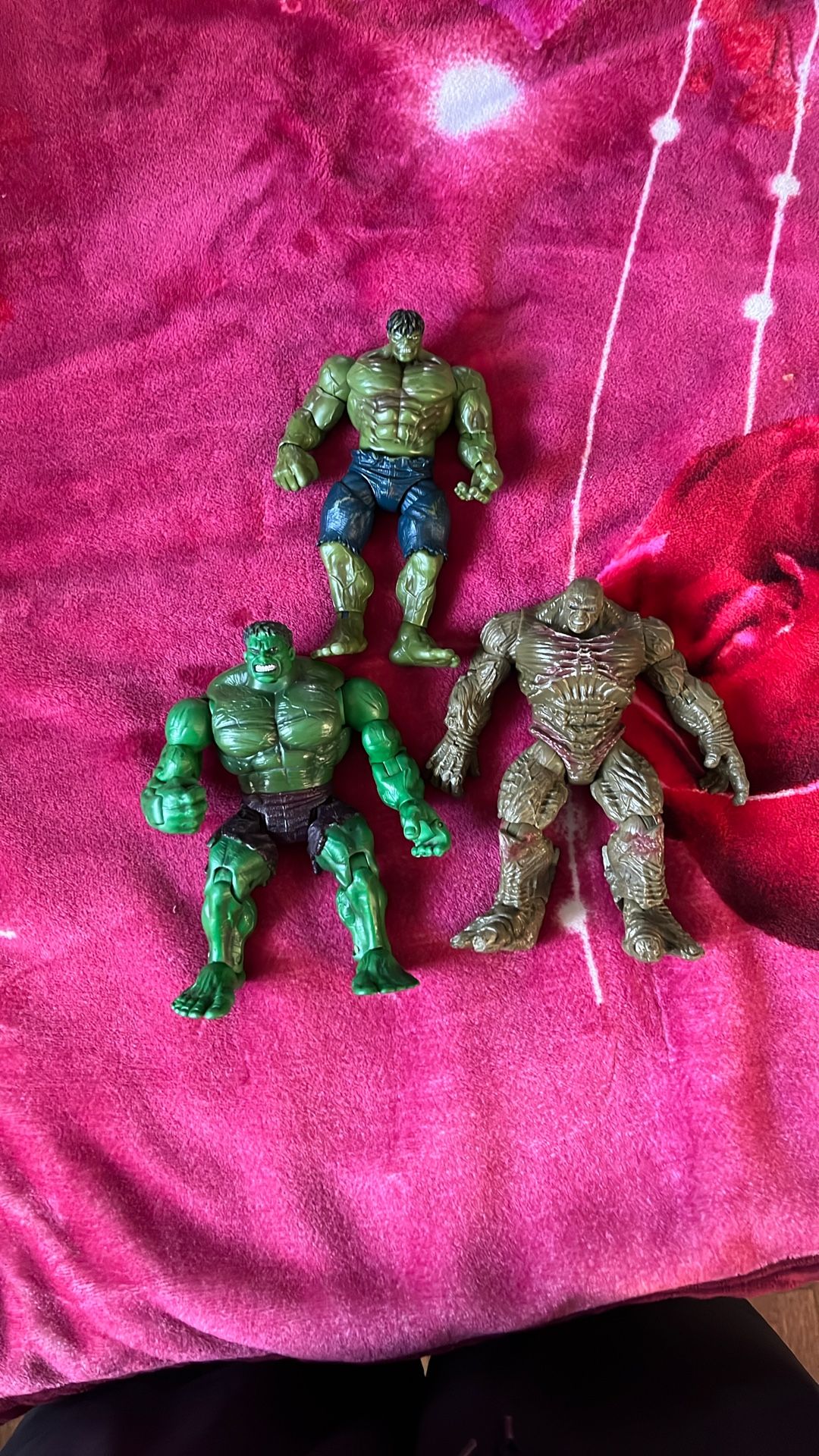 Lot Of 3 Hulk Toys 