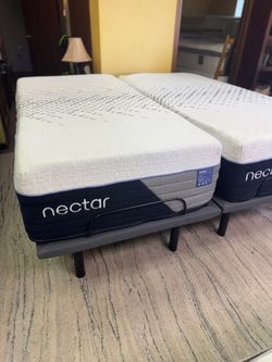 Nectar Luxe Hybrid - Split King Mattress
