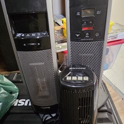 Electric Heaters And Small Desk Fan