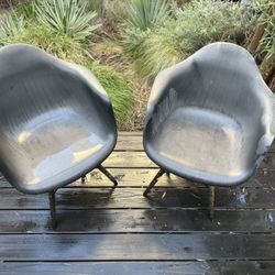 Eames Style Shell Chairs — Set Of 2