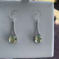 Light Citrine Sterling silver Earrings