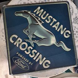 New Ford Mustang Sign