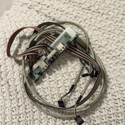 USB Audio Firewire Ports Panel Cables