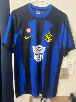 Nike Inter Milan Transformers Home Soccer Jersey 2023/24 Lautaro Martinez 10 M