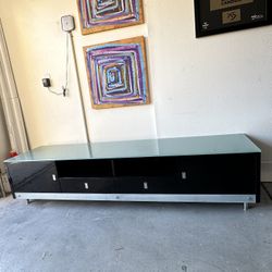 Modern Media Console - w/ LED 