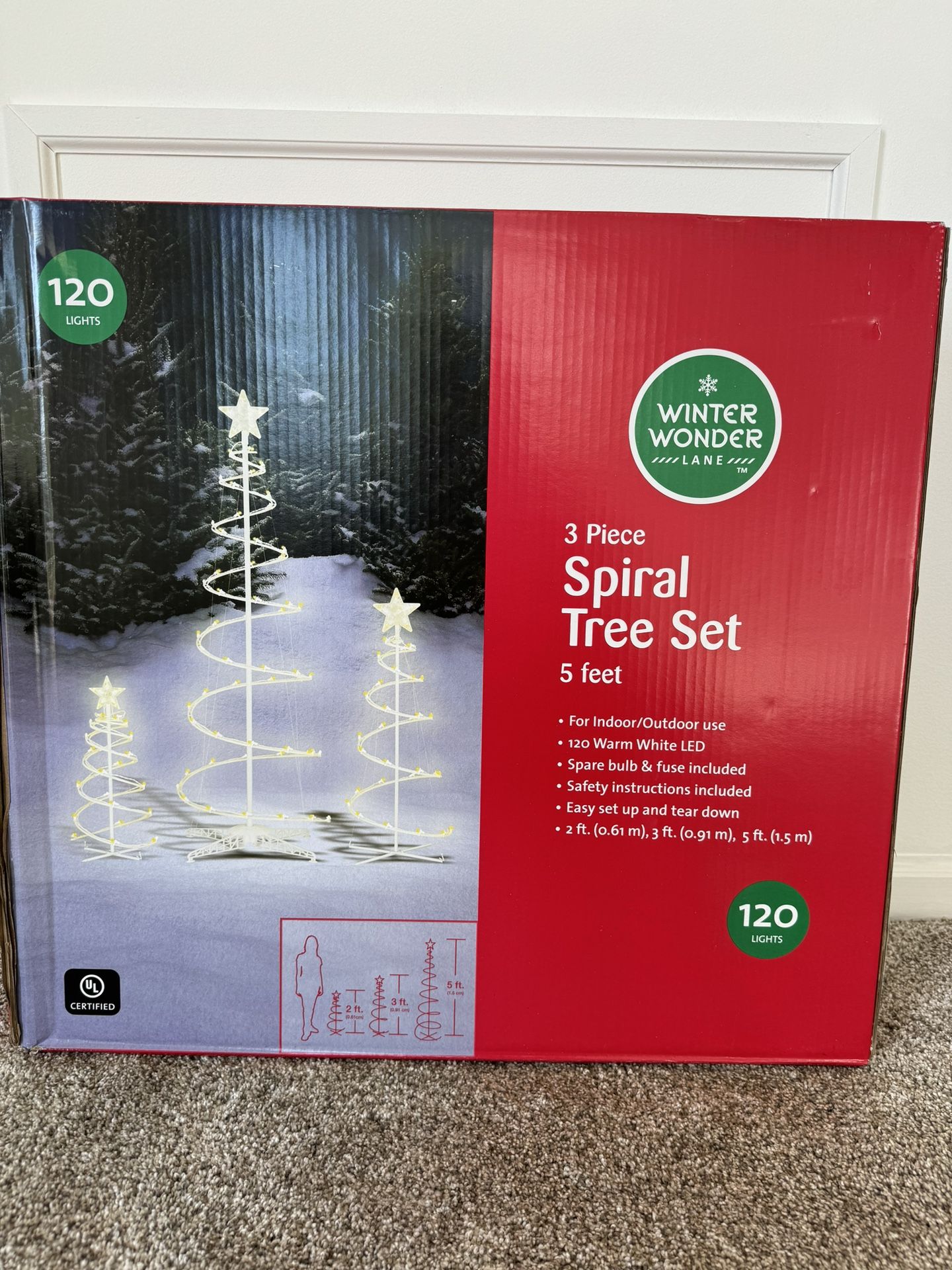 3 Piece Spiral tree set
