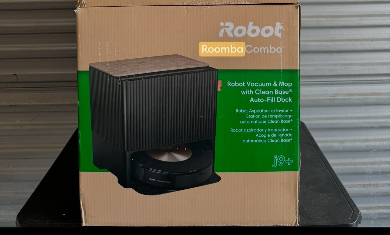 iRobot Roomba Combo j9+ Self-Emptying & Auto-Fill Robot Vacuum & Mop – Multi-Functional Base Refills Bin and Empties Itself, Vacuums and Mops Without