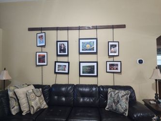 Pottery Barn Hanging Picture Frame Rail - 3 Rails Pictured for $195 or $65 Separately