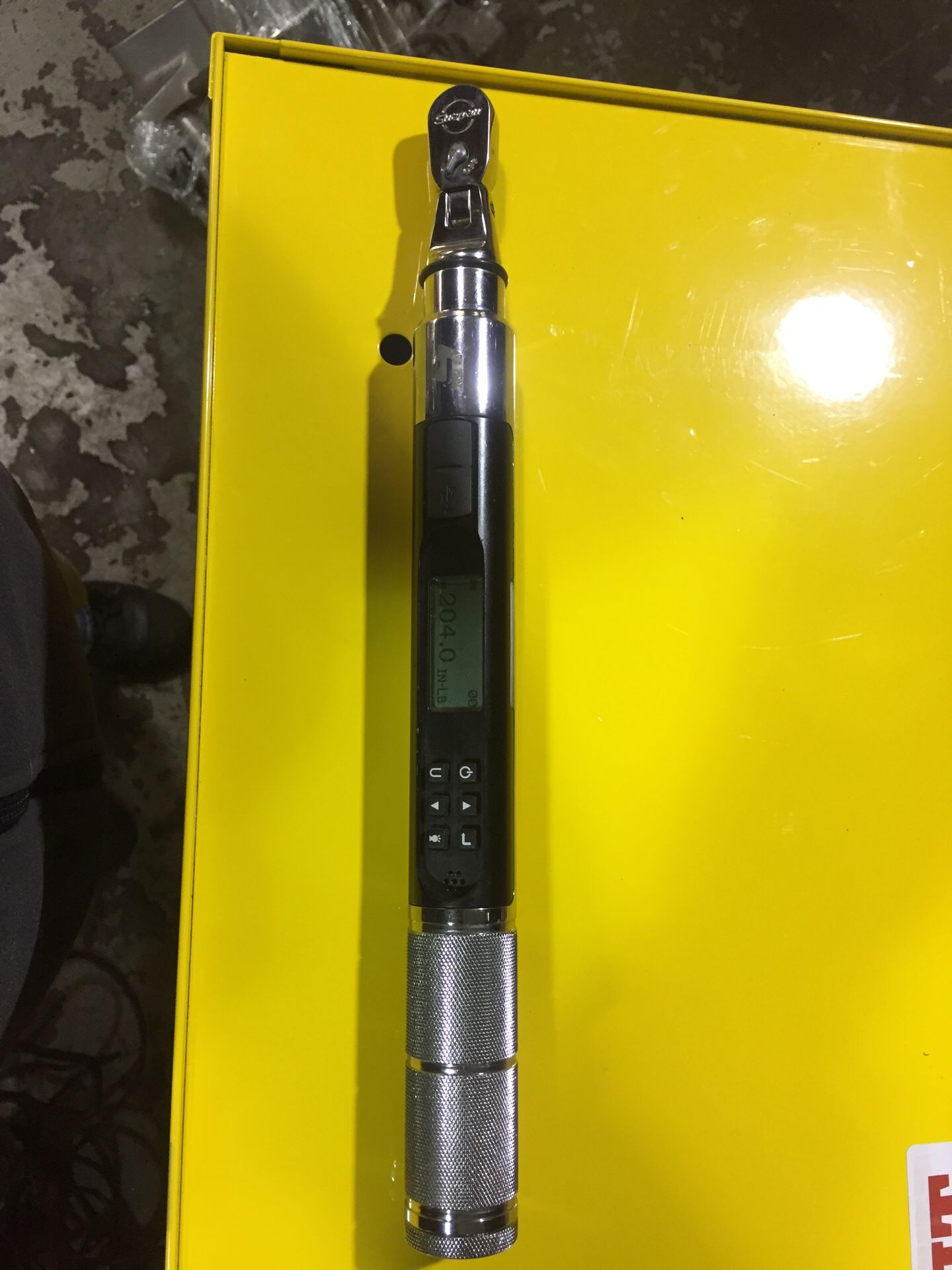 Snap on 1/4” digital torque wrench ctech1r240a