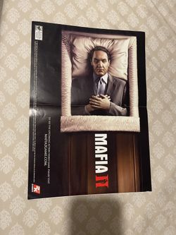 Rare Mafia 2 15x10 Magazine Centerfold Poster