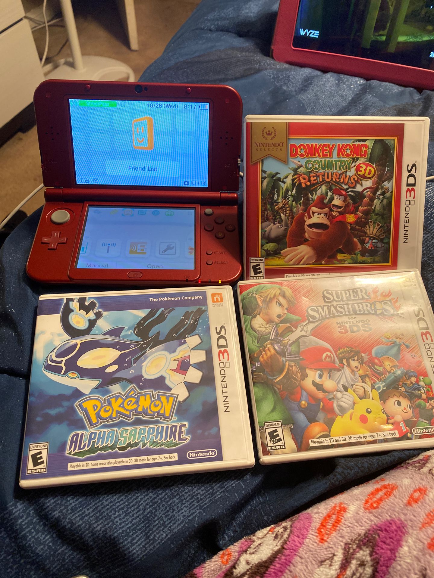 Nintendo 3DS. XL Red