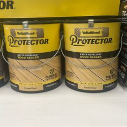 YelledWood Wood Sealer - Crystal Clear - Gallon
