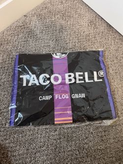 Taco Bell x Camp flog gnaw banner