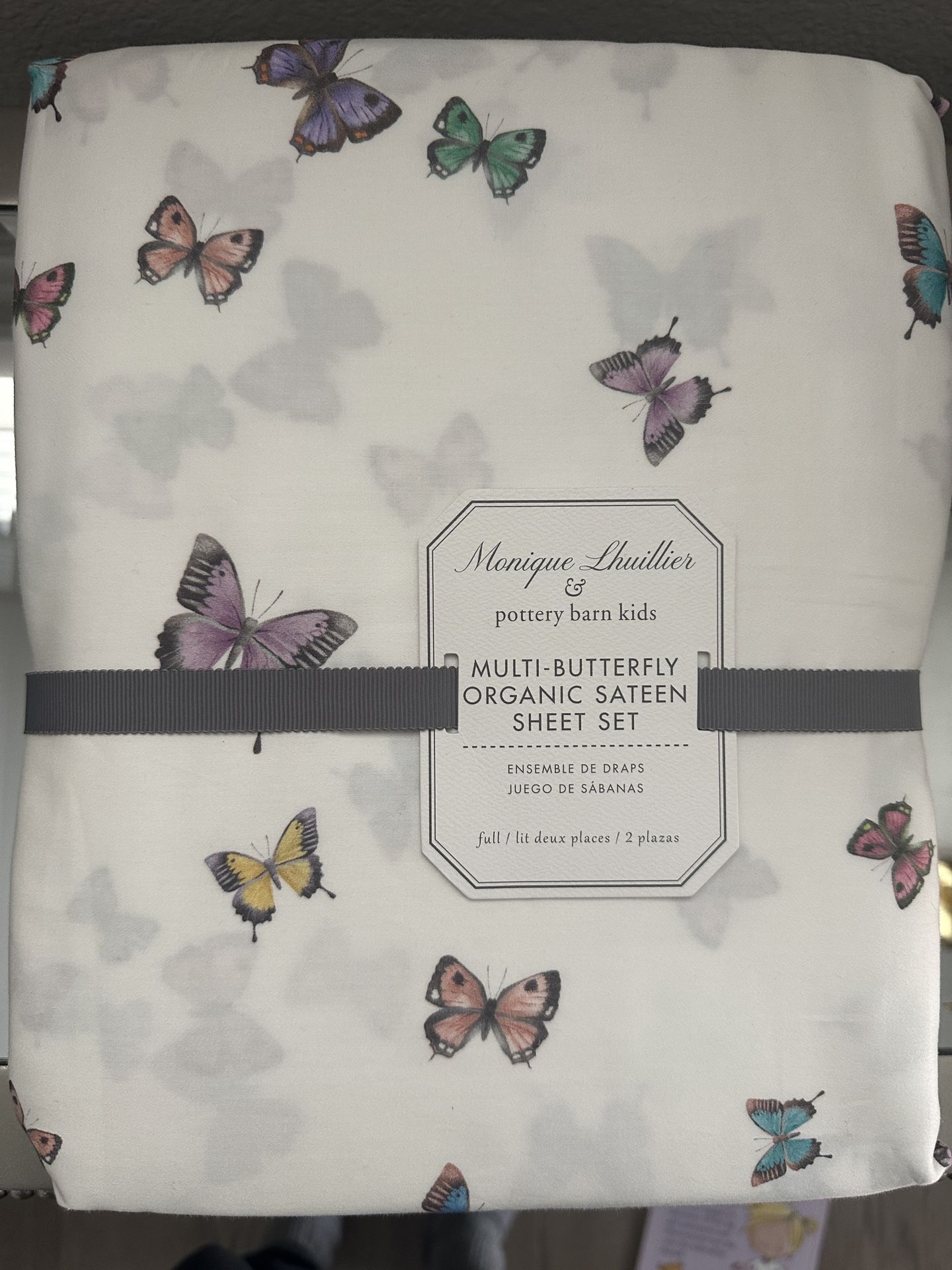 Monique Lhuillier Pottery Barn Sheet Set - Butterfly