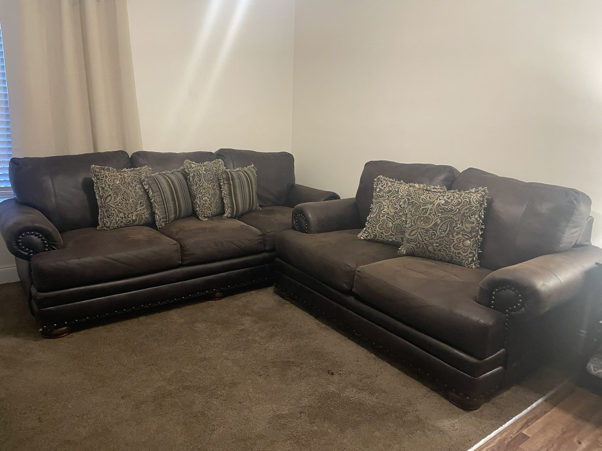 Couch, Love Seat Set