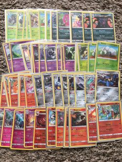 Pokemon Card : 50 Rare* Holo/Reverse Holo Cards