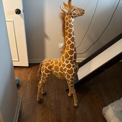 Giraffe stuffed tall animal