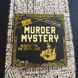 Murder Mystery Party Roleplay Game: Murder On The Seven Sea’s, NEW, Ages 12+