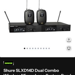 Shure SLXD4D Dual Wireless System