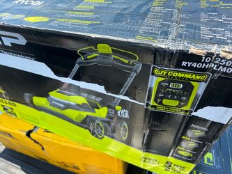 RYOBI 40V HP Brushless 21 in. Cordless Battery Walk Behind Self-Propelled Lawn Mower with (2) 6.0 Ah Batteries and Charger