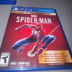 PS4 spider man GOTY