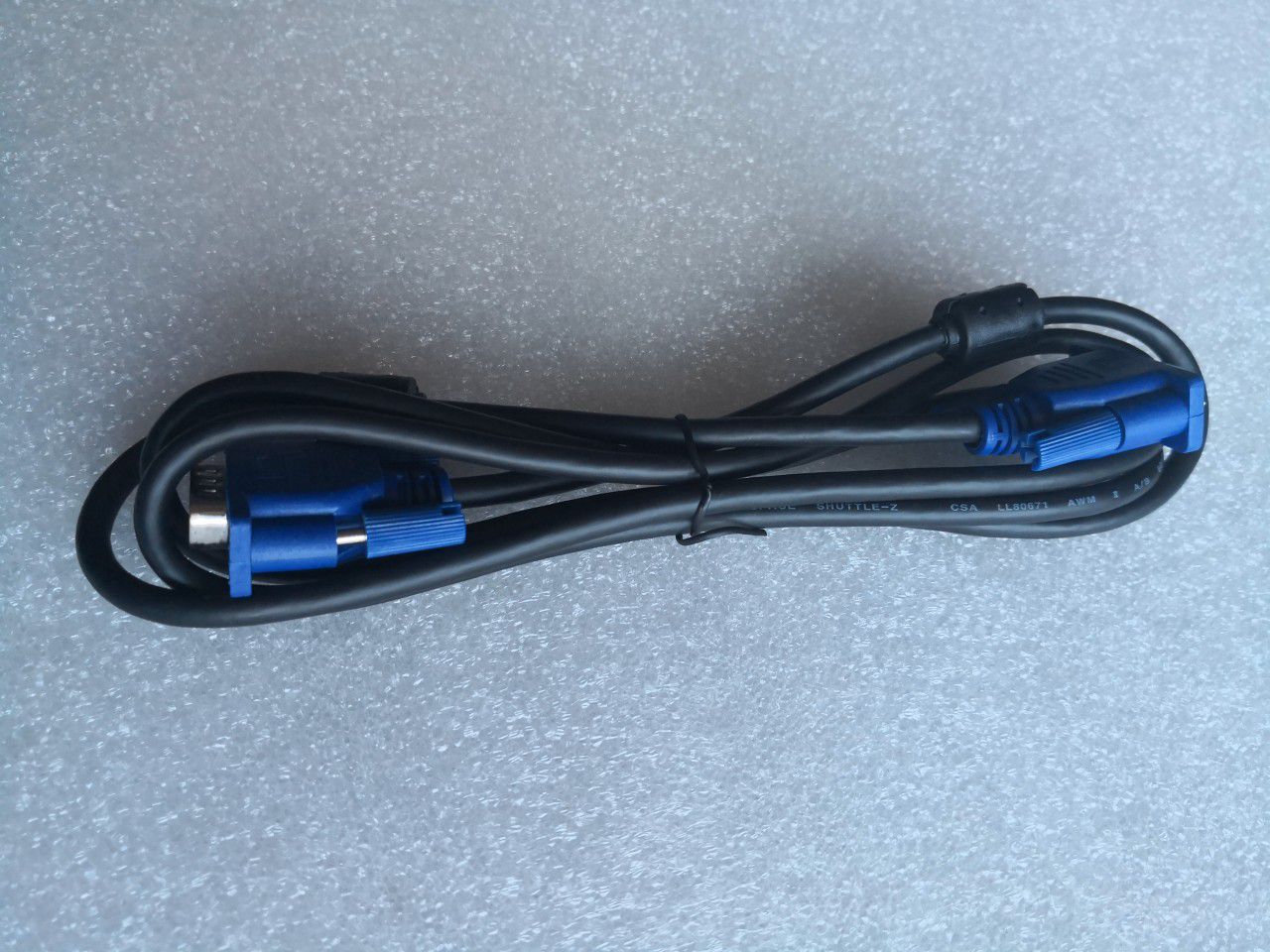 VGA Video Cable for TV Computer Monitor Male to Male (Blue Connector)