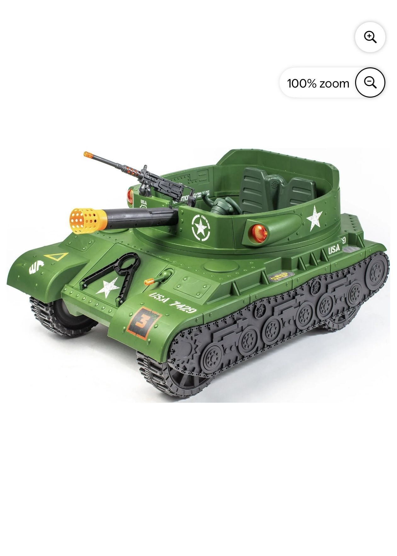 Ride-on Power Wheel Kid Tank 24v