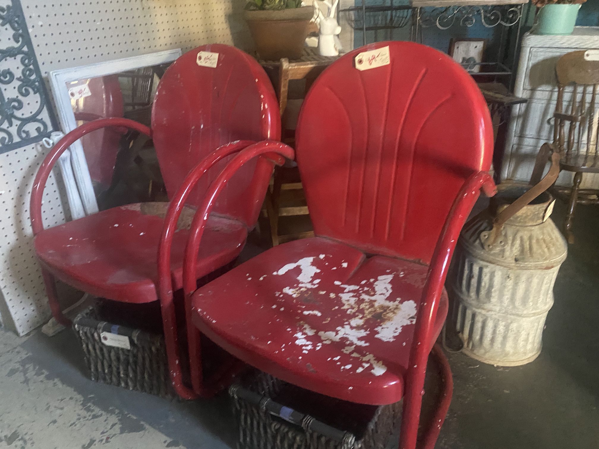 Outside a Vintage chairs