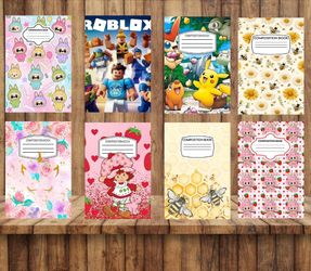 Composition Notebooks 5 Plus Two Pencils 