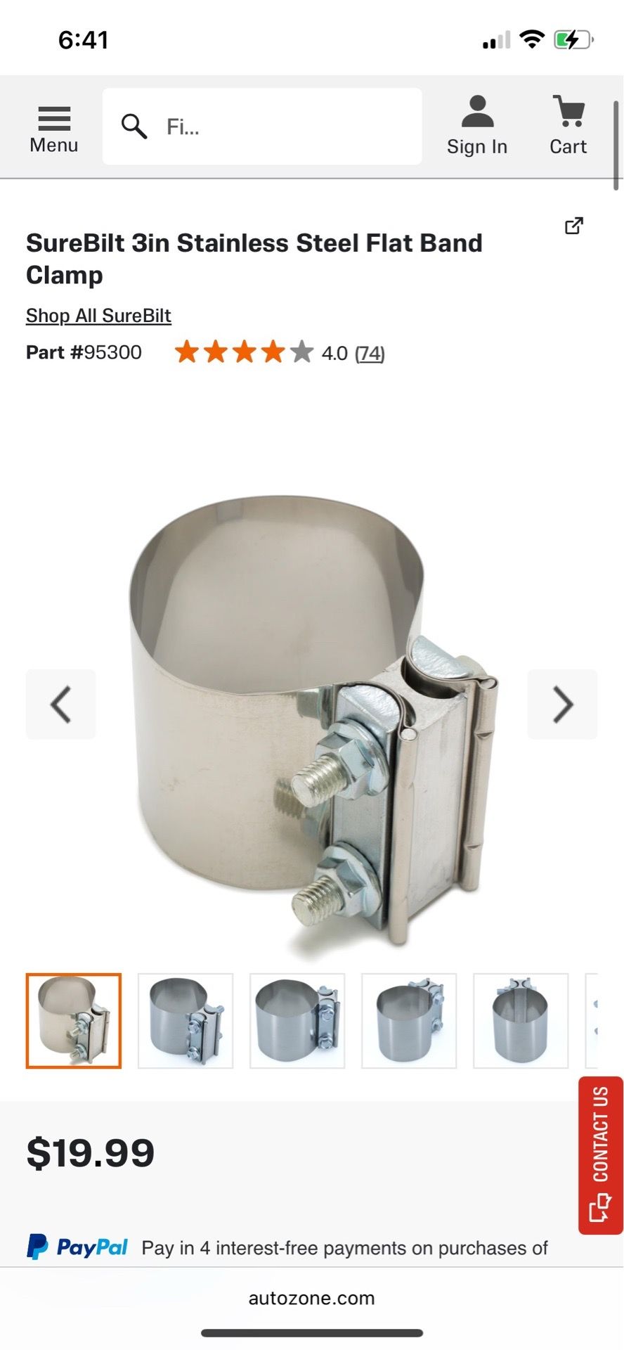 Exhaust clamps