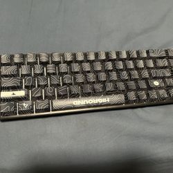 Higround Keyboard Topo Graphic Black
