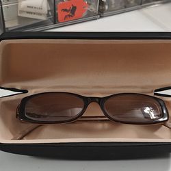Guess Women's Rose Gold Metal Frame Tinted Reading Glasses 