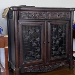 VINTAGE BAR WINE CABINET STORAGE 