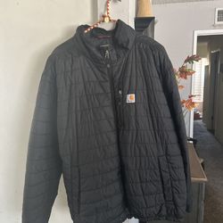 Carhartt Gilliam Jacket 102208 Black – Men’s 2x Large  (Like New, Insulated, Rain Defender)