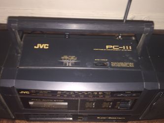 Vintage Jvc Boombox Ghettoblaster Am Fm Pc 111 Super Bass Horn Detachable Speakers For Sale In Los Angeles Ca Offerup Vintage Jvc Boombox Ghettoblaster Am Fm Pc 111 Super Bass Horn Detachable Speakers For Sale In Los Angeles Ca Offerup