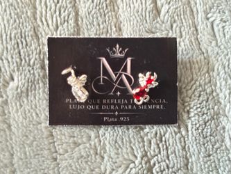 925 Silver Angel & Devil Stud Earrings