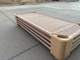 Stackable Kids Daycare Cots – Set of 4