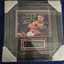 Sergio Martinez Signed 8x10 Photo With Inscription PSA Authenticated