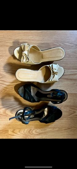Black Bandolino shoes & Sotto Sopra wedges