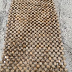 Car Driver Seat Cushion Cover/Wooden Beaded Roller Pad/Office Chair Back Massage