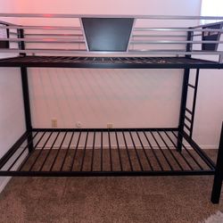 Twin Sz Metal Bunk Bed