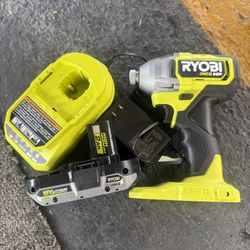 Ryobi Impact, Battery & Charger 18v $70 New 