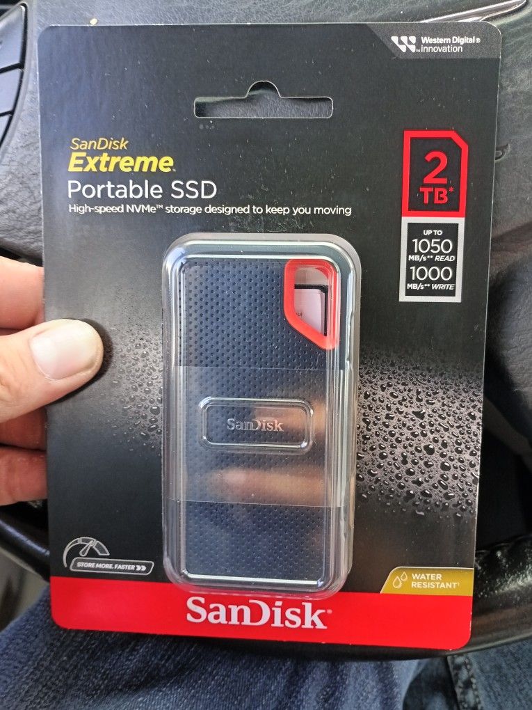 2TB SCANDISK EXTREME PORTABLE SSD