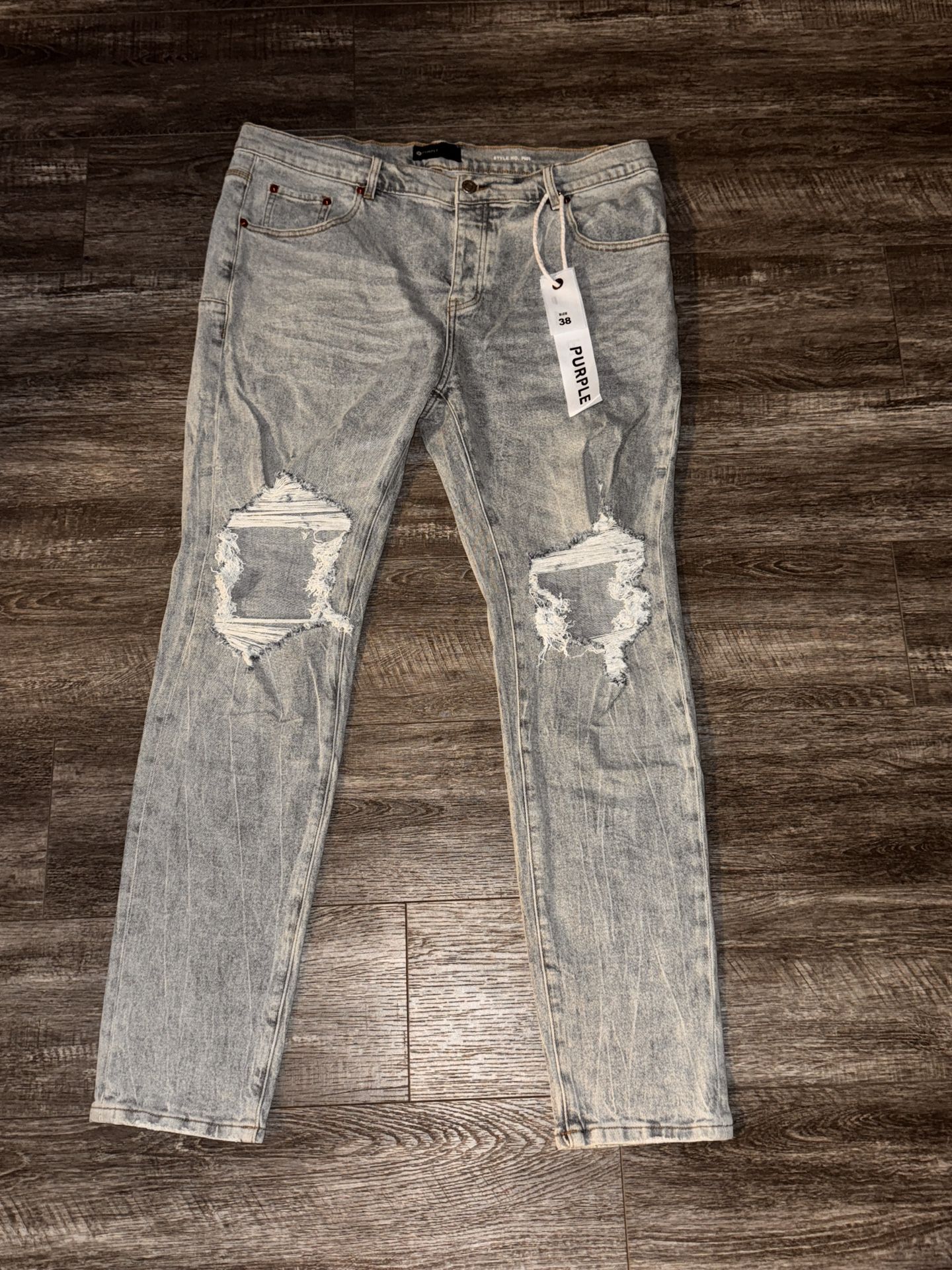 Purple Jeans Size 38 Brand New