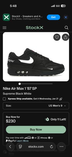 Supreme Air Max 87 Sneakers