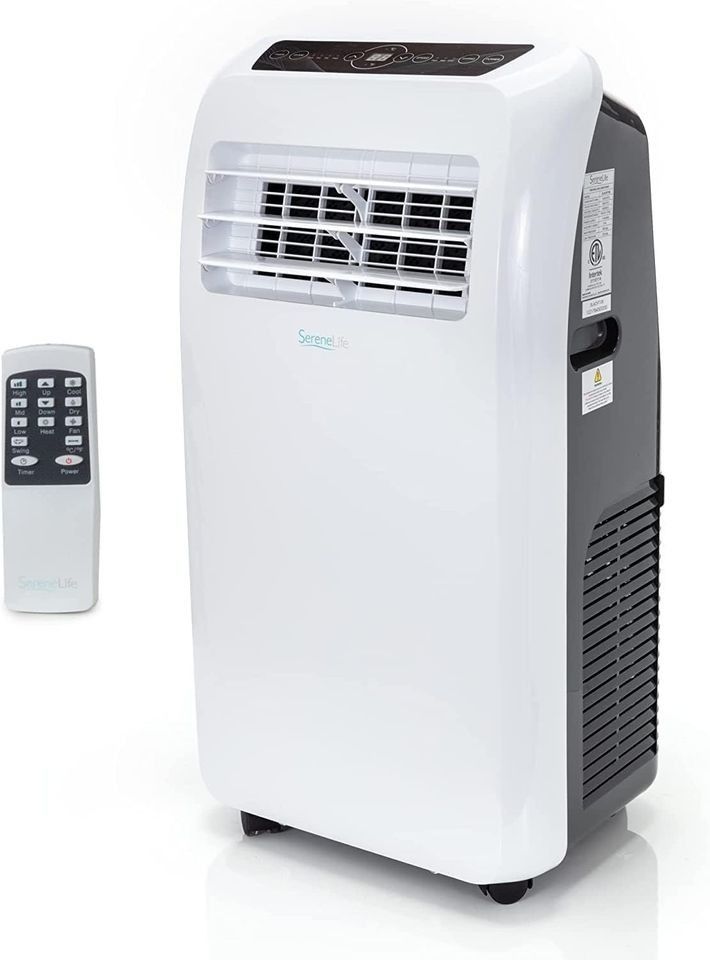 AC Air Conditioner,  Heater, and Dehumidifer: SereneLife SLACHT108 SLPAC 3-in-1
