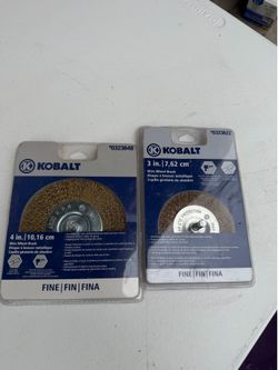 Kobalt Heavy Duty Wire Wheel Brushes (2-Piece Set)