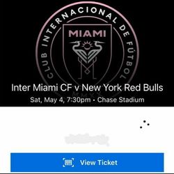 New york Red Bulls vs Inter Miami Fc Tickets
