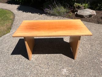 (2) bamboo benches