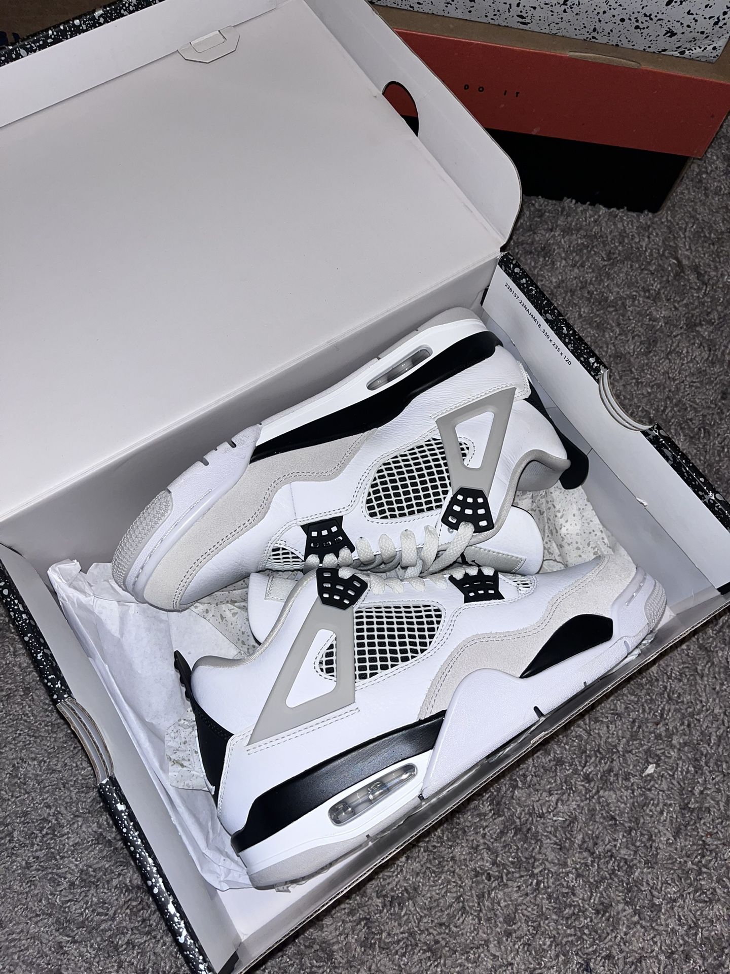 Jordan 4 Military Black Size 8M Brand New (Tried On) OG ALL $310